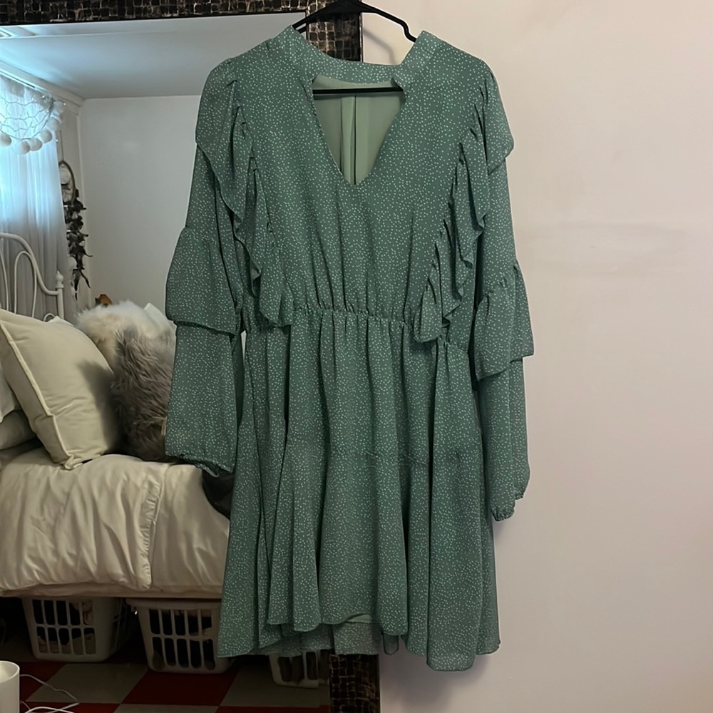 Sage Green Dress